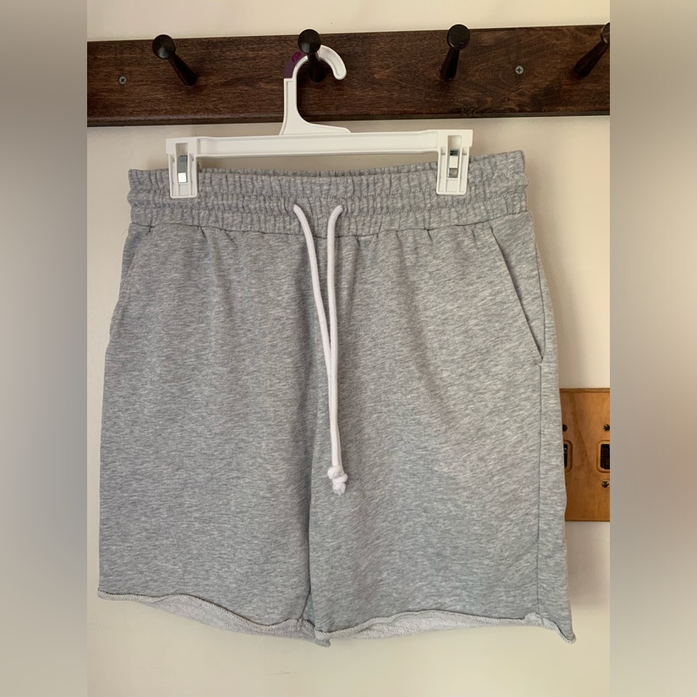 H&M jersey cotton jogger shorts Large 32"